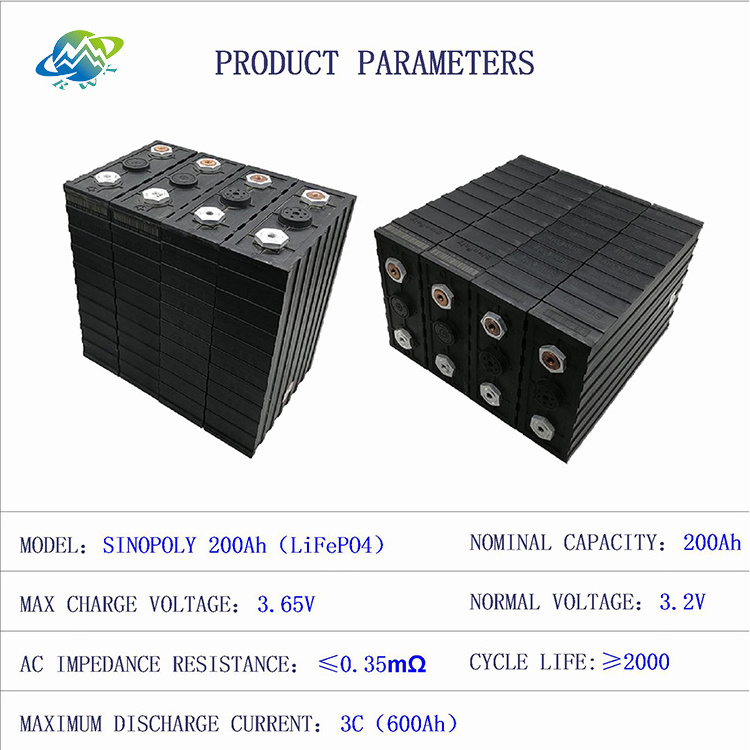 RWT Shenzhen City China baterias de iones de litio a prueba de agua y de alta capacidad 3.2v 180ah 200ah Lifepo4 bateria solar