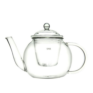 Eco-friendly transparent Glass Teapots Customized Small Glass Teapot Blooming and Loose Leaf Tea Maker Set