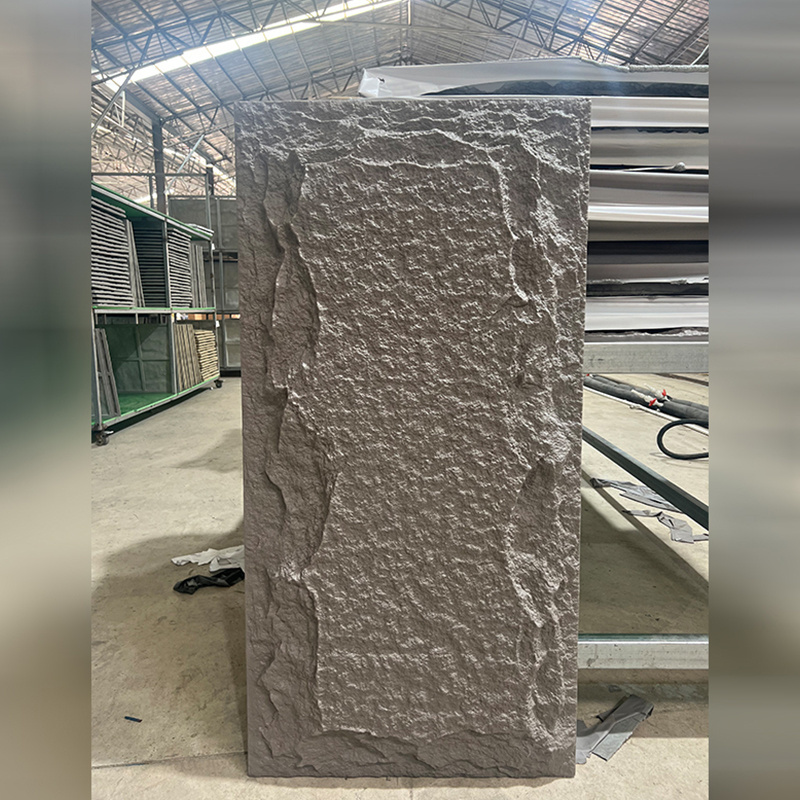 Factory Directly Polyurethane Culture Stone Wall Rock Panels Exterior Wall Cladding Artificial Pu Castle Stone Panels