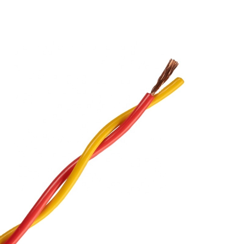 copper conductor PVC insulated connecting wire fire alarm twin cable twisted pair current wire instrument cable wires and cables