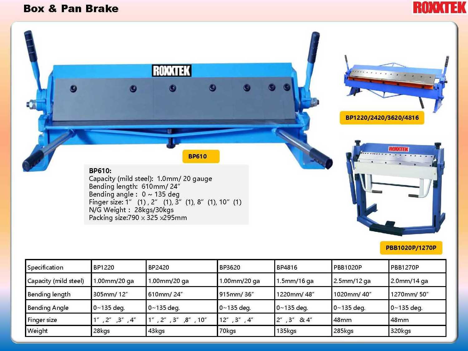 Box and pan brake,Manual Press Brake ,BP2420 Box and Pan Brake