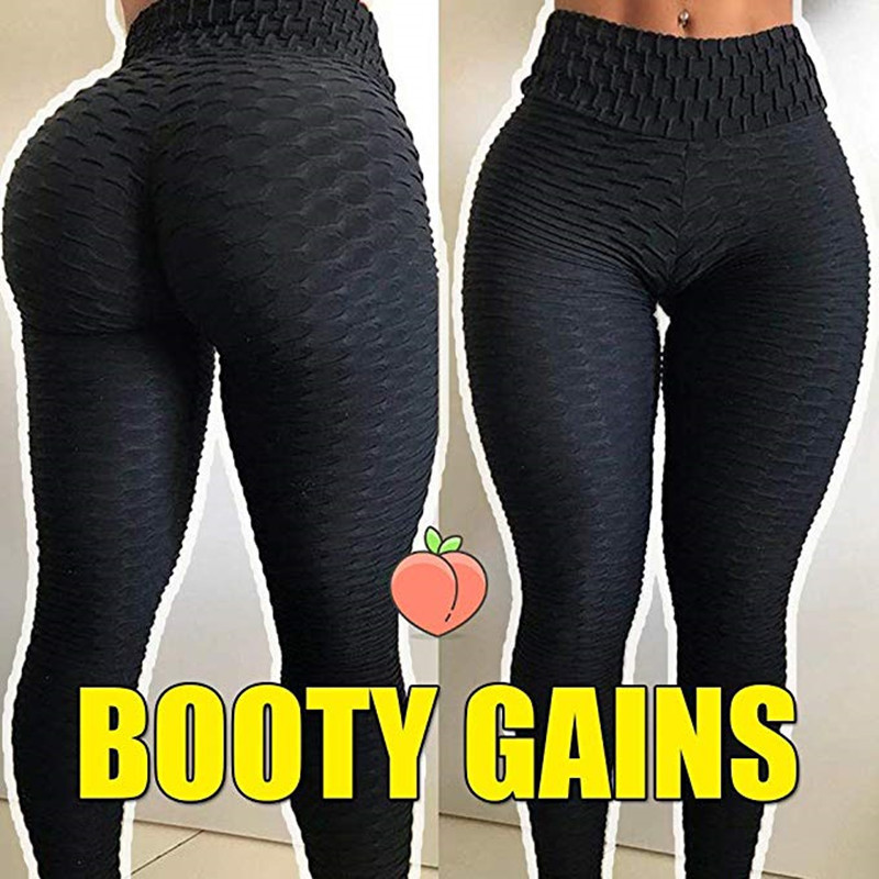 Wholesale Workout Gym Leggings Scrunch Butt Yoga Pants High Waist Tummy Control Leggings for Women Push Up Booty