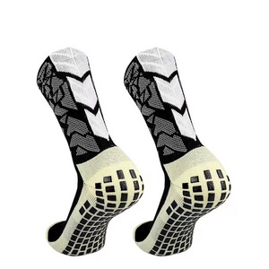 Wholesale Popular Grip Football Socks Custom Anti Slip Outdoor Adult Thickened Short Sport Soccer Socks