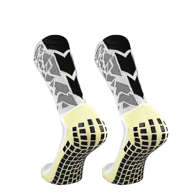 Wholesale Popular Grip Football Socks Custom Anti Slip Outdoor Adult Thickened Short Sport Soccer Socks