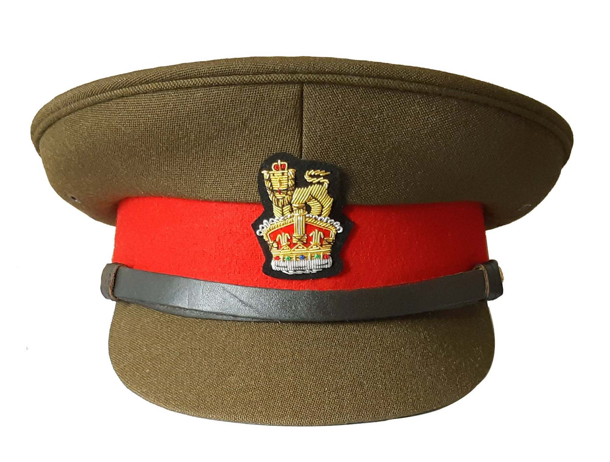 Hot Sale Custom Cheap High Quality Officer visor Hat with gold wire embroidery peck OEM uniform hats Merchant visor hat