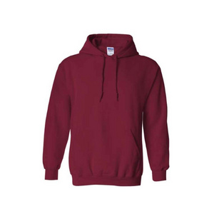 High Quality maroon Core Fleece Pullover Hooded Fashion Clothing Man Long Seleves Sweatshirts Hoodies Custom Pullover Cotton OEM