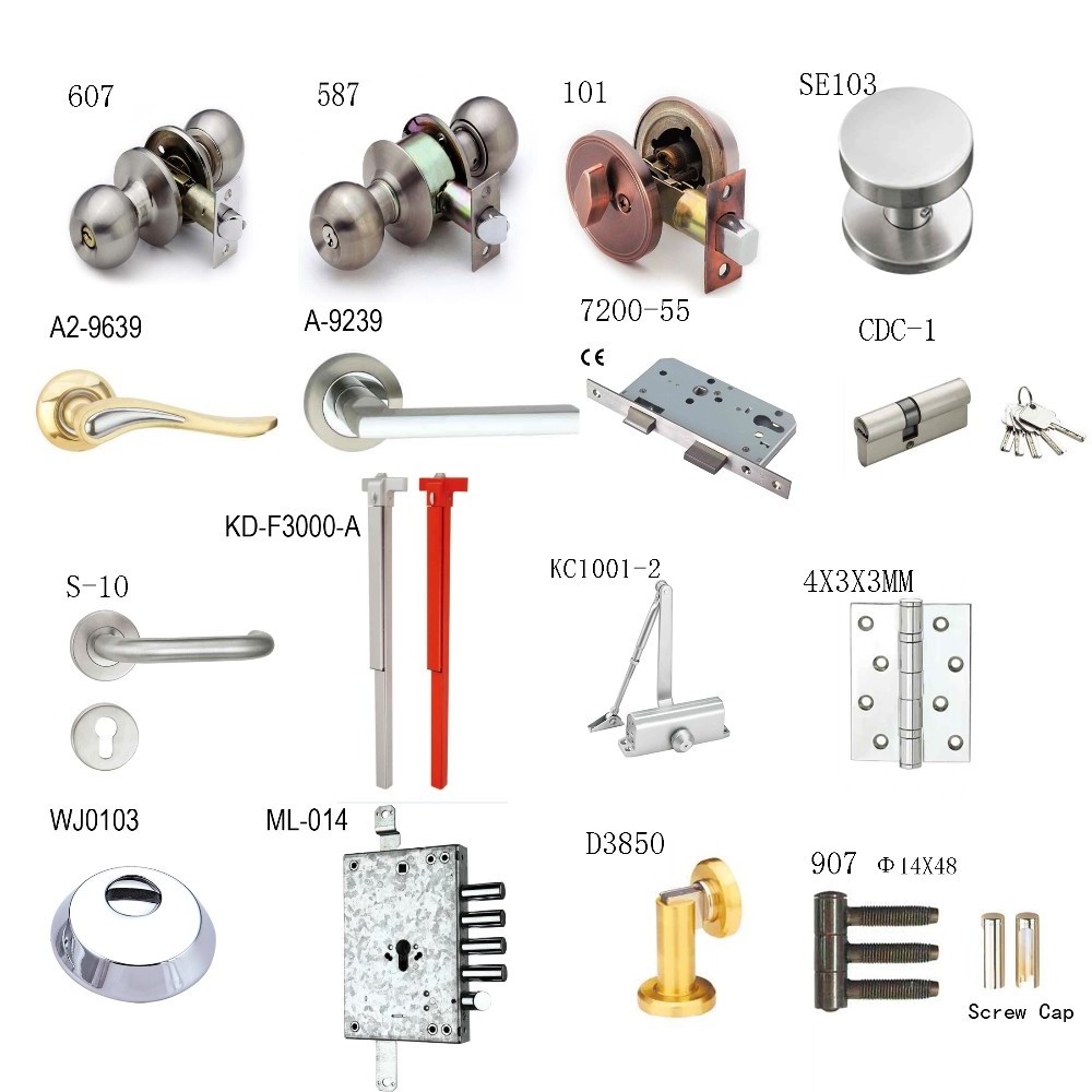 2024 door handle lock security door locks customized size Zinc alloy security mortise door locks