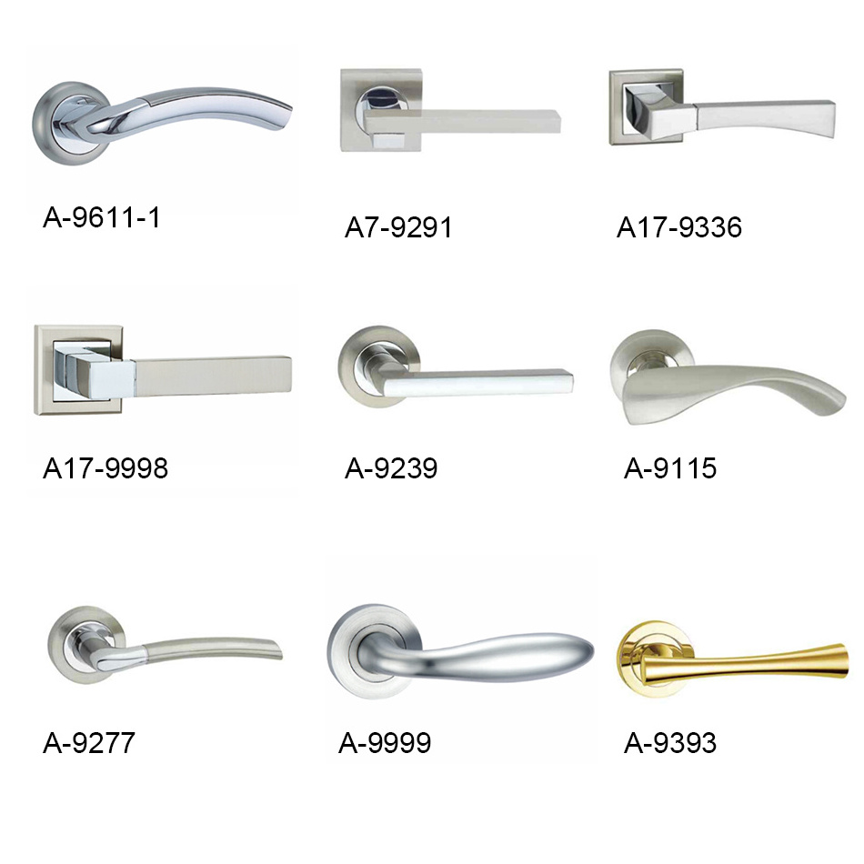 2024 door handle lock security door locks customized size Zinc alloy security mortise door locks