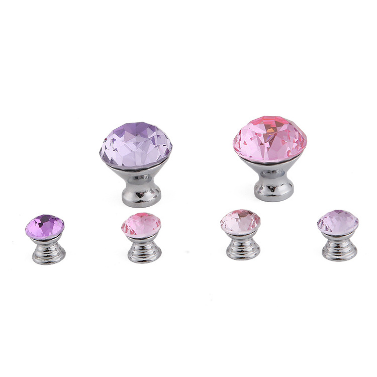 AKADA Furniture Knobs crystal Handle Bedroom Bathroom Cupboard Handles Cabinet Drawer Pulls