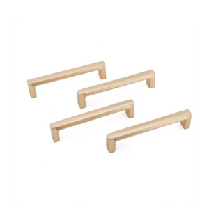 2023 AKADA NEW Arrival Zinc Alloy Satin Nickel Closet Handle Cabinet Door Pull for Bedroom drawer pulls Furniture Handles & Knob