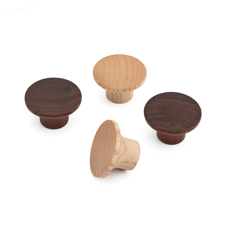 AKADA New arrival wooden knobs manufacturers closet Pull for Bedroom Kitchen Cabinet Handles furniture handles