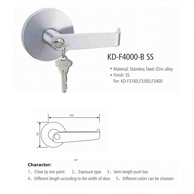 UL listed Emergency Door Panic Exit Device