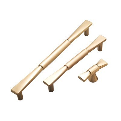 New Design bow Door handles Cupboards Pulls Drawer Kitchen Drawer Gold Cabinet Handle