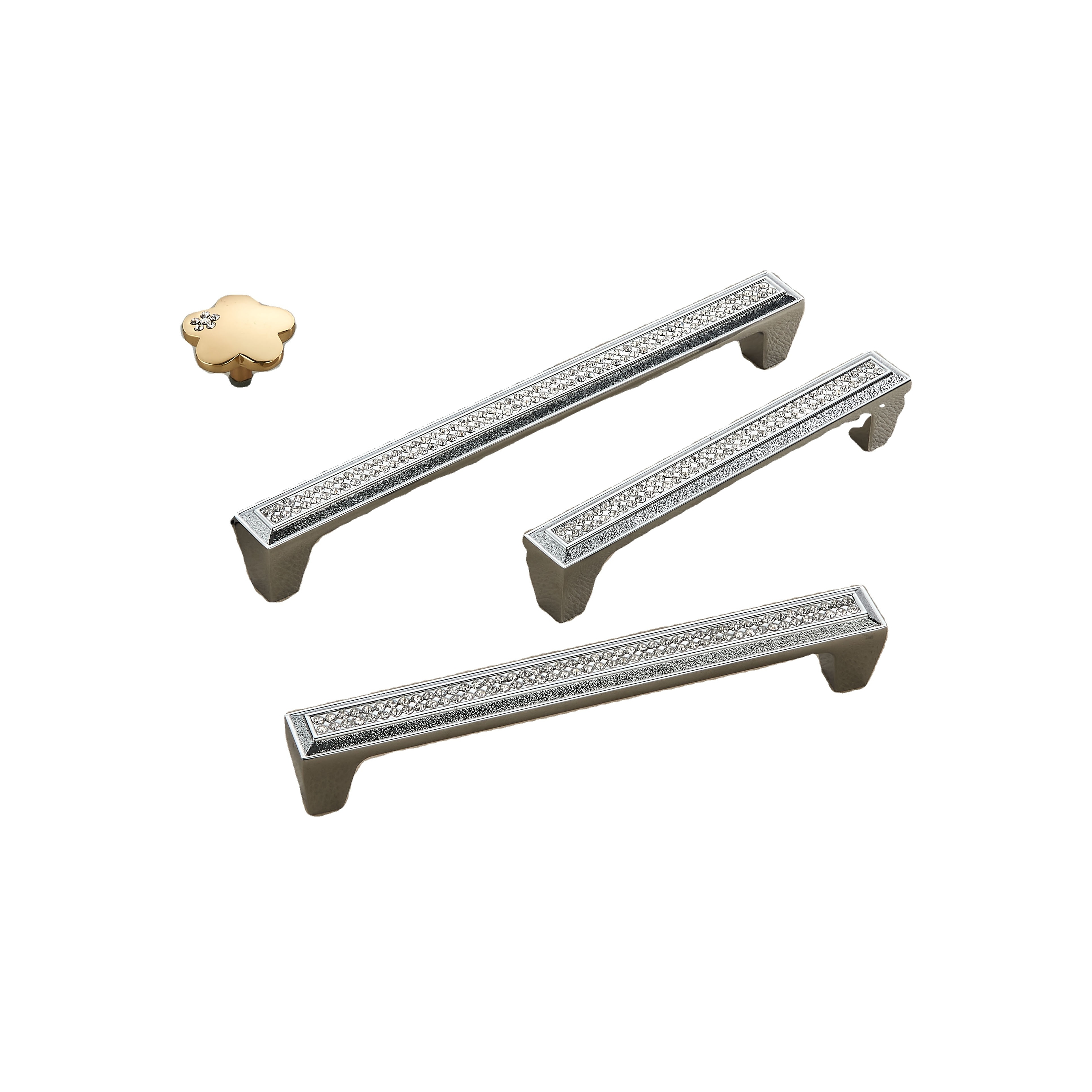 AKADA Zinc Alloy Hardware Furniture Door Handle Kitchen Cabinet Pull Handle Bedroom Door Knobs