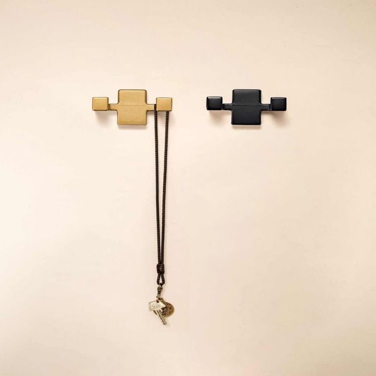 Wall Hook Gold Wall Hook Clothes Key Hanger Coat Rack for Hallways Multifunction Vintage Bathroom Accessories