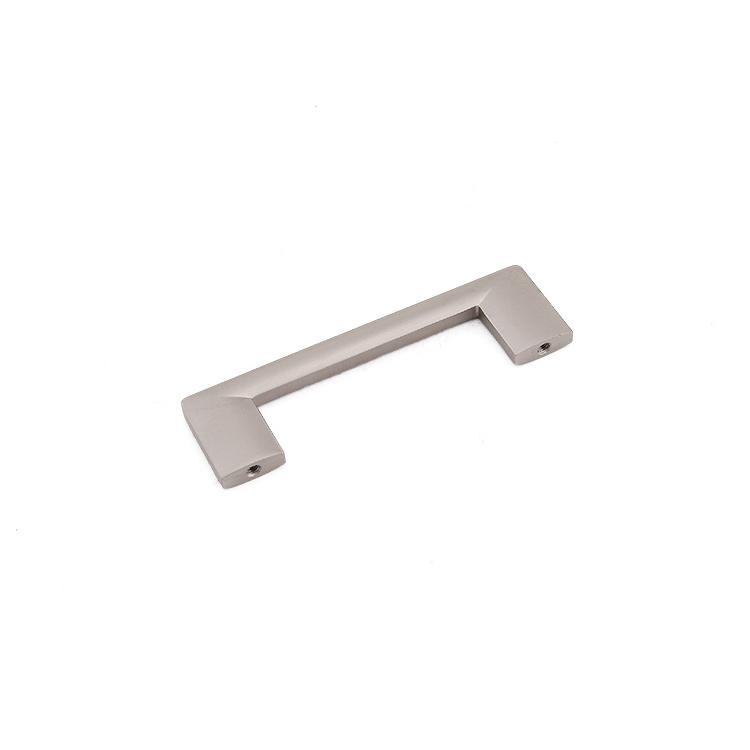 2023 AKADA Minimalist Aluminum Satin Nickel Closet Handle Cabinet Door Pull for Bedroom drawer pulls Furniture Handles & Knob