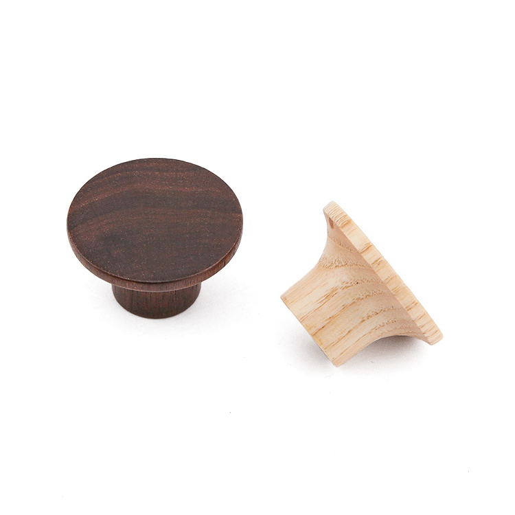 AKADA New arrival wooden knobs manufacturers closet Pull for Bedroom Kitchen Cabinet Handles furniture handles