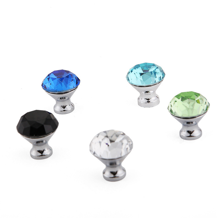 AKADA Furniture Knobs crystal Handle Bedroom Bathroom Cupboard Handles Cabinet Drawer Pulls