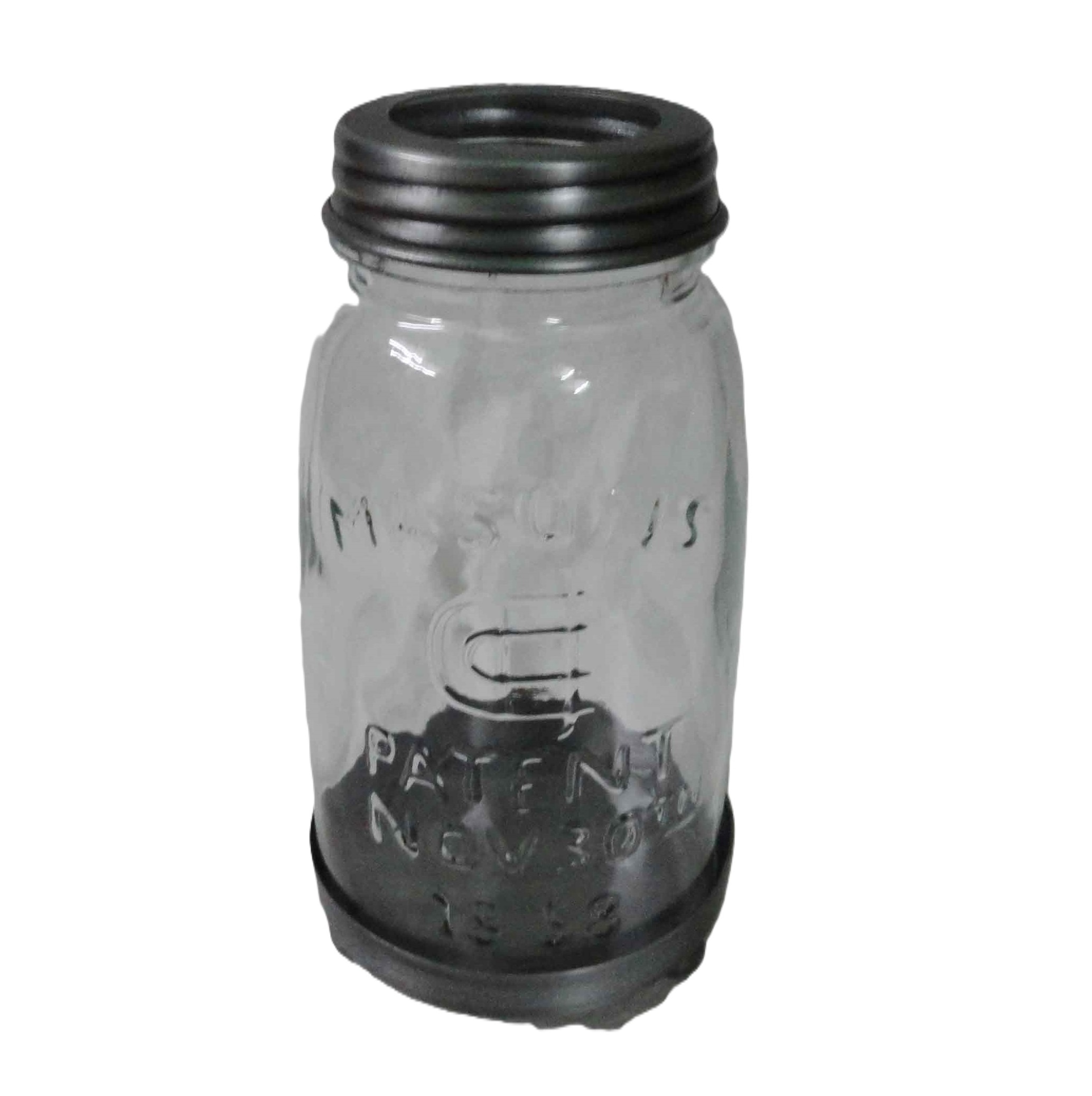 New Mason Jar  Tealight candle holder Handmade with Lid Home decoration metal candle Tea light holder Glass & Iron  combination