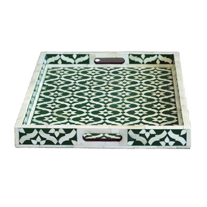 Standard Bone Inlay Handmade Tray bone Inlay Home Restaurant Furniture Bone Inlay Tray best quality Rolling Tray