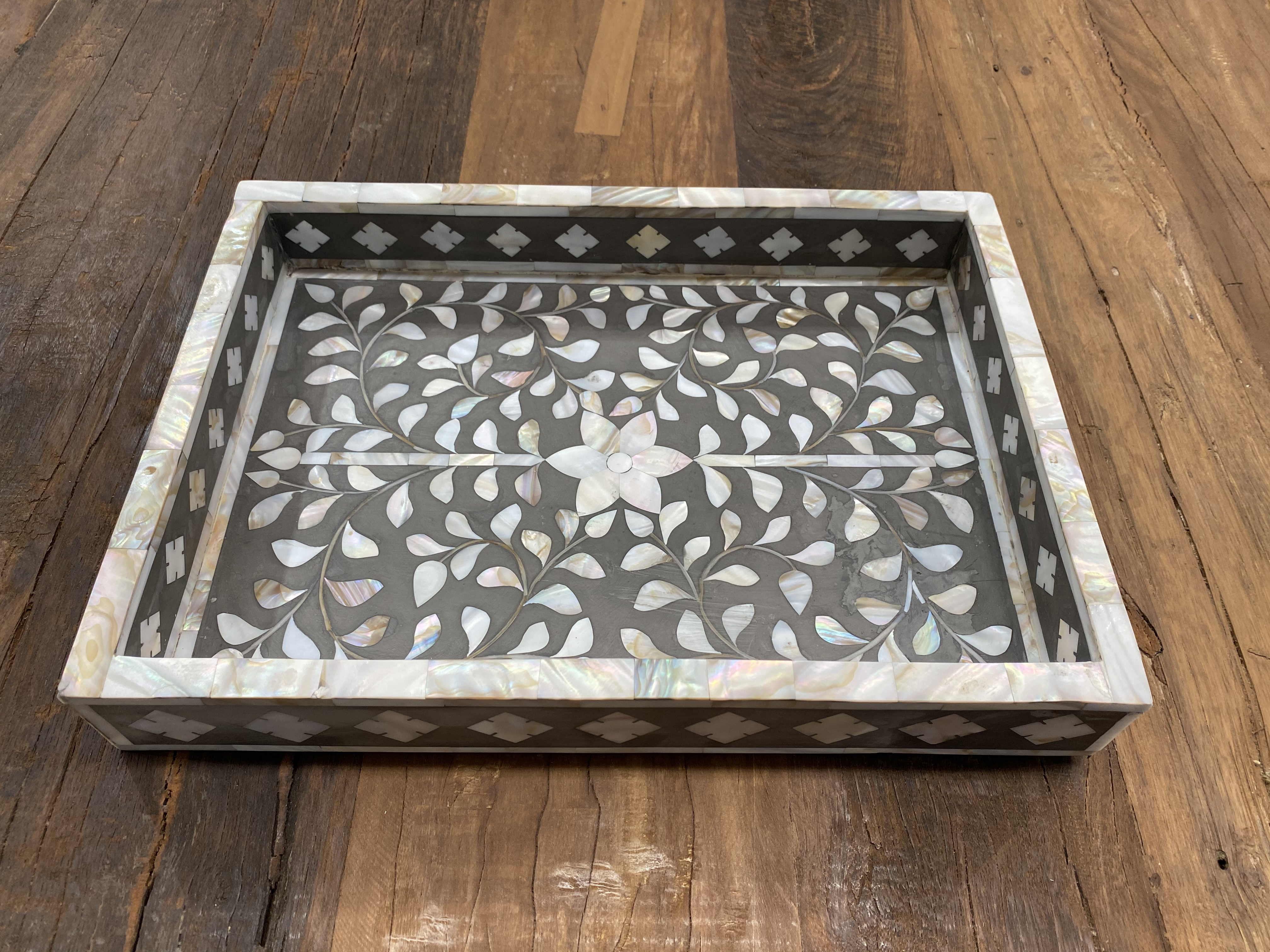 Standard Bone Inlay Handmade Tray bone Inlay Home Restaurant Furniture Bone Inlay Tray best quality Rolling Tray