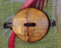 Natural Bamboo Button