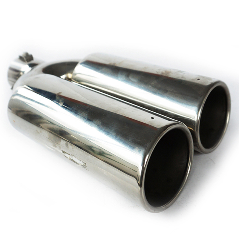 Stainless steel truck exhaust tip gloss polishing