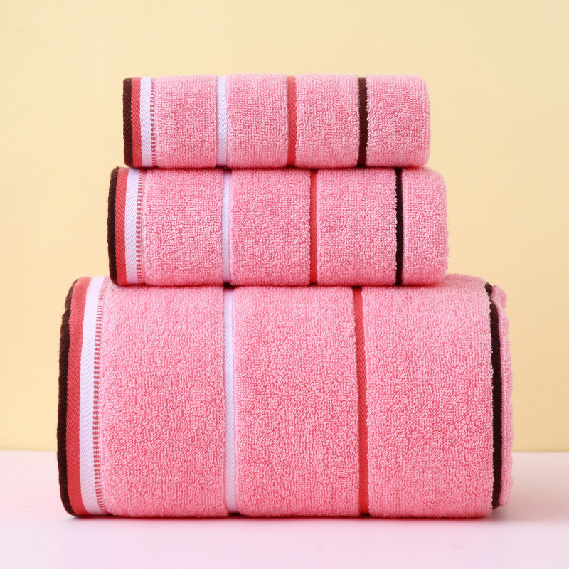 Good Quality Bath Towel Sets 6 Colors Pure Cotton Face Towel Household Soft Absorbent Square Towel