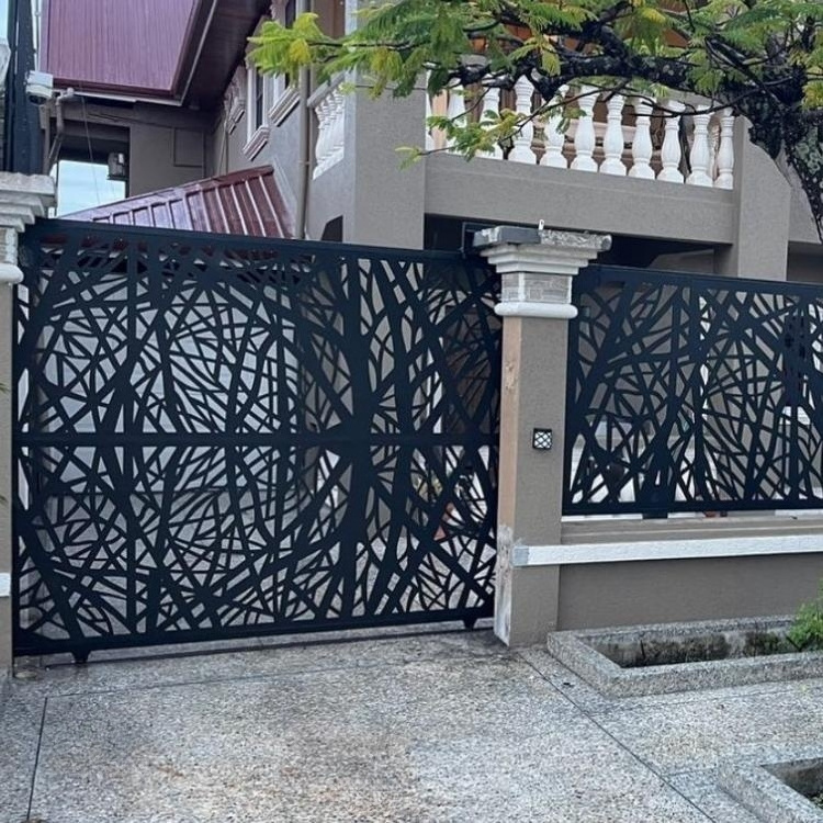 Customized stainless steel fence panels decoration garden free standing fence for sale