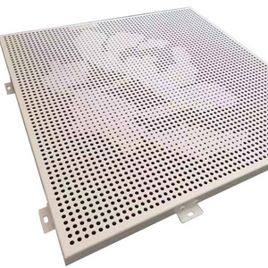 Building exterior aluminum perforated panels decorative facade cladding panels