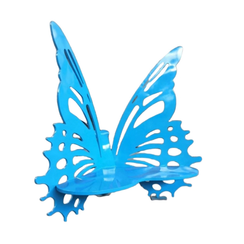 Garden park villa Manufacturers custom giant butterfly bench sculpture