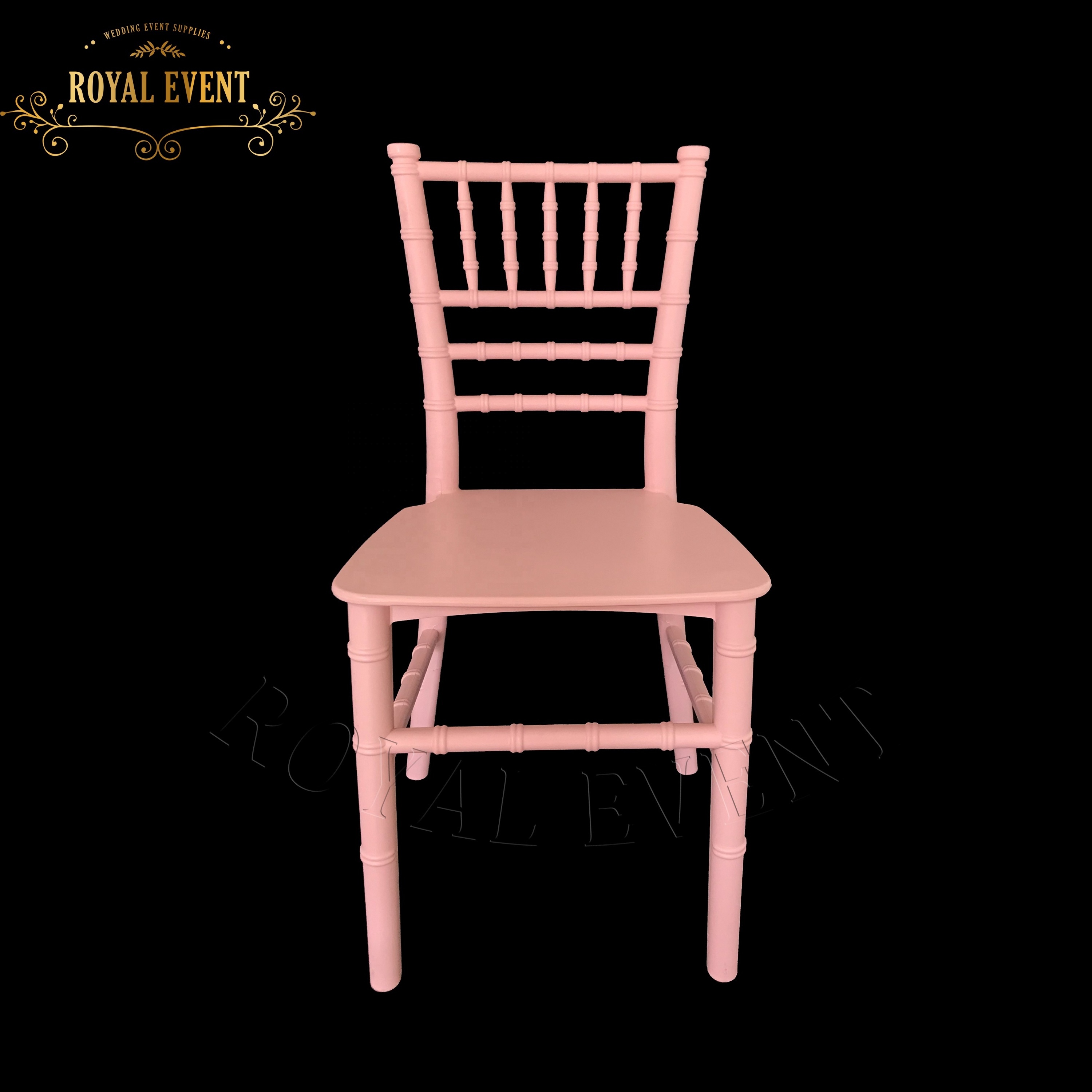 Hot selling  Kids furniture hotel dining chair for reception  white Chiavari Chair for children Wedding plastic chair for rental