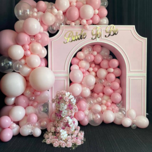 Wholesale Wedding Supplies Party Decoration backdrop Stand Acrylic Arched Backdrop balloon and flower display stand For Event