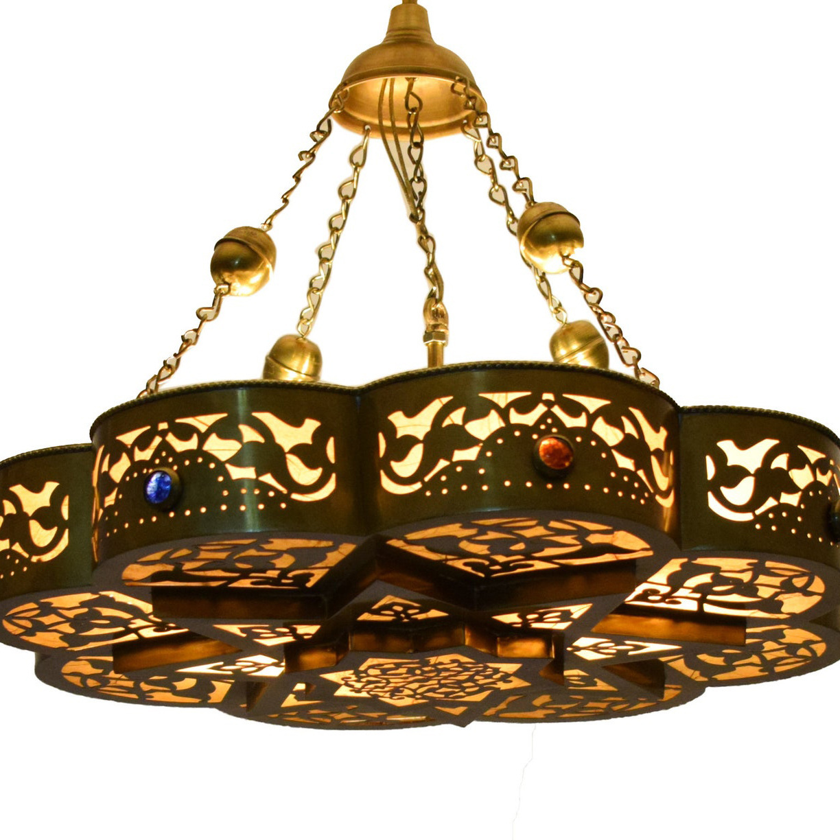 Unique Moroco Hanging Lights Arabic Handmade Pendant Light Ceiling Hanging Light Suspend  Lamp Chandelier  ODM/ODM Royaleyes