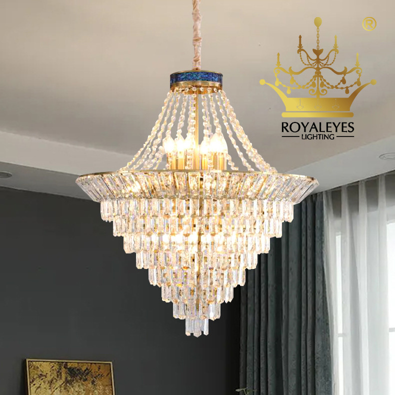 Modern Crystal Led Chandeliers Home Lighting Living Dining Room Decor E14 Ceramics Lamp Holder Suspension Luminaire Hanging