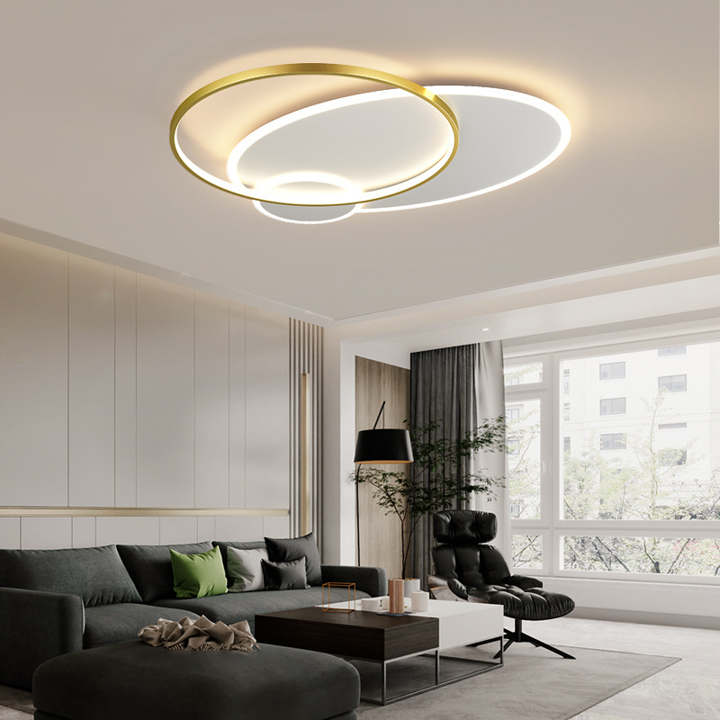 Wholesales Price White Round Small Nordic Post Modern New Design Led Lighting Fixtures Home Living Room Bathroom Ceiling Light