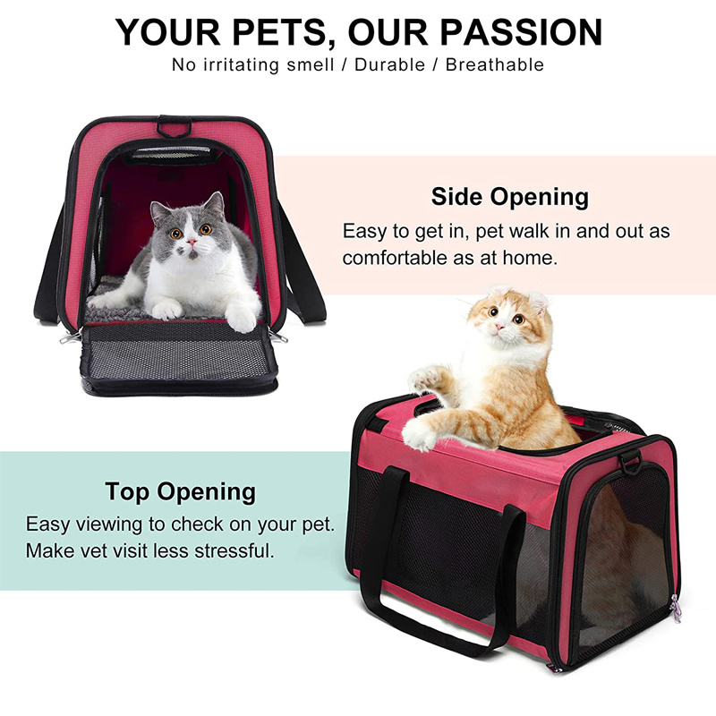 2022 New Premium Pet Travel Bag Tote Pet Organizer Bag for Dog and Cat