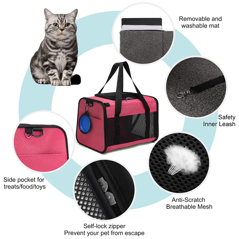 2022 New Premium Pet Travel Bag Tote Pet Organizer Bag for Dog and Cat