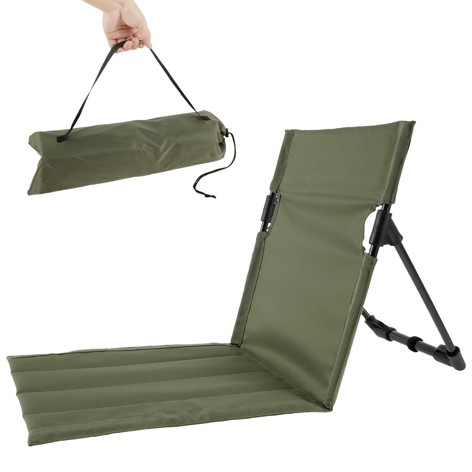 Outdoor Aluminium Lightweight Comfortable Folding Chair  Park Leisure Beach Portable Single Lazy Chair