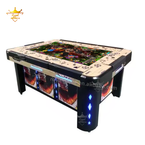 Most popular 10 player IGS Golden City fish game table 86'' monitor arcade fish game cabinet