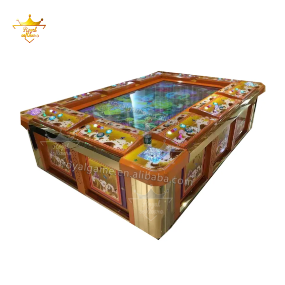 Most popular 10 player IGS Golden City fish game table 86'' monitor arcade fish game cabinet