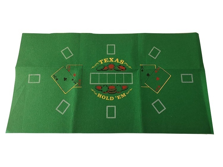 OEM Texas Poker Tablecloth Board Game Mat Casino Poker Table Rubber Mat