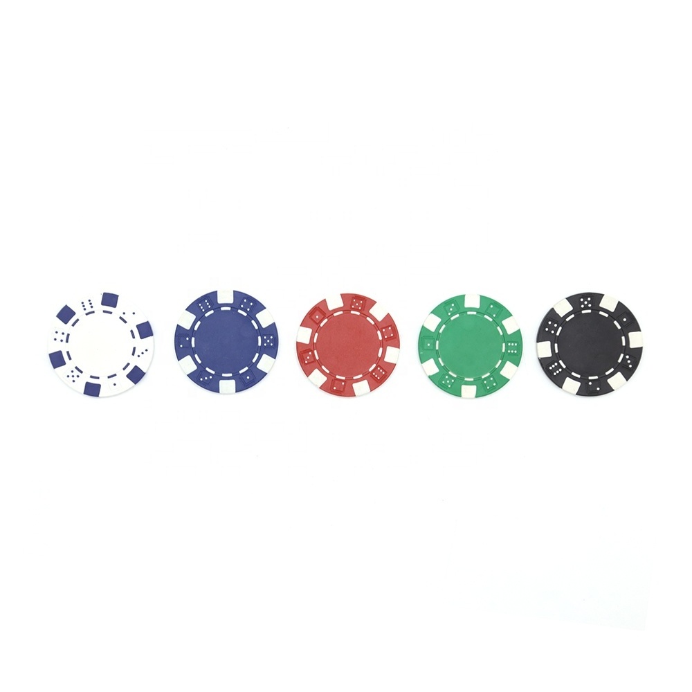 Customized 11.5g Double Color PP Poker Chips Pieces