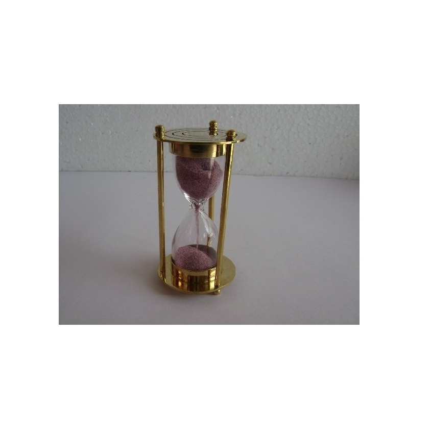 Nautical  hourglass Sand  Brass Timer Home Decorations 60 Minute Hourglass Sandglass Sand Timer