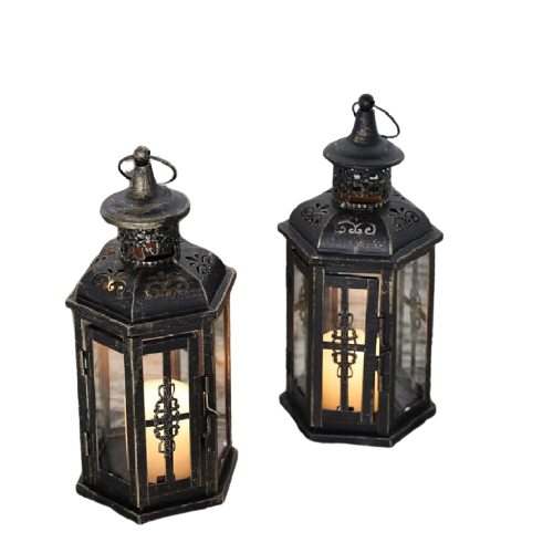 Best Design Black Finished Metal Home Decorative Classic Design Handmade Candle hanging Lantern Luxury Tea Light Holder Lantern