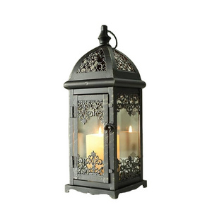 Best Design Black Finished Metal Home Decorative Classic Design Handmade Candle hanging Lantern Luxury Tea Light Holder Lantern