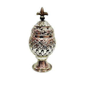 2023 Hot Sale Exquisite  Metal Incense Burner Portable Home Incense Stick Holder Burner saudi arabia