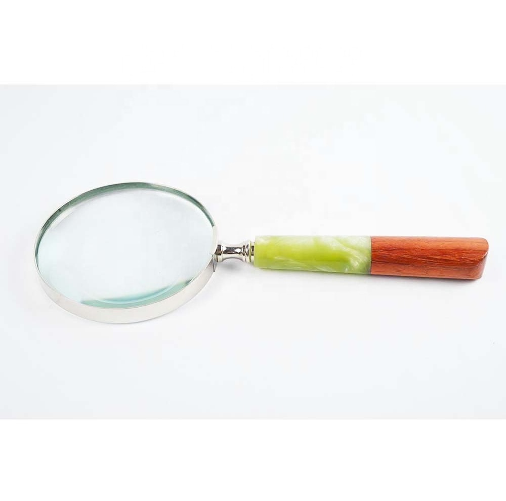 Brass Knob With Wooden Handle Magnifying Glass Other Styles Wooden Handle Reading Magnifying Glass Wood Handle Magnifying Glass