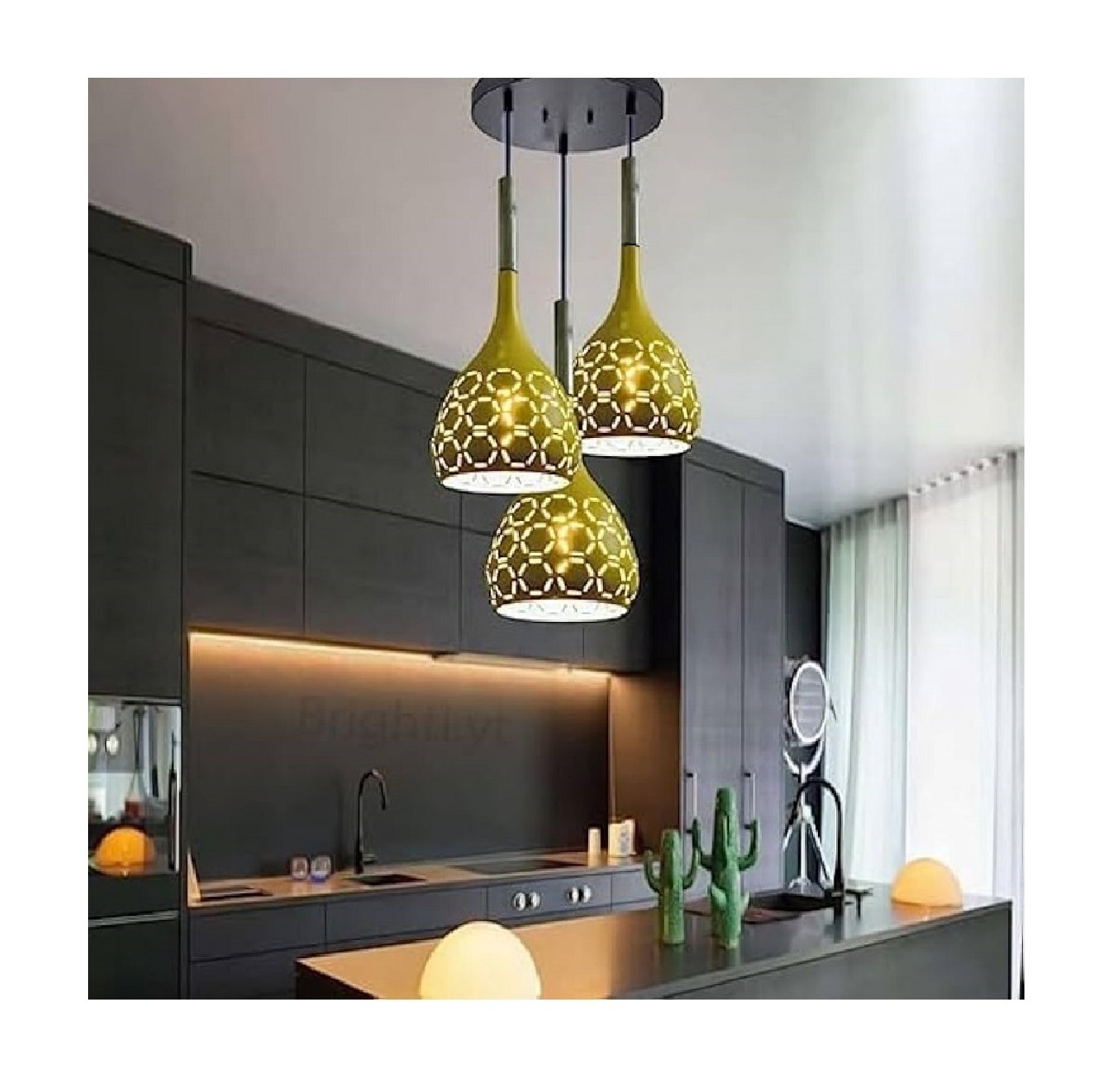 Industrial Quality Vintage Design Chandelier Pendant Hanging Light Lamp With Black Finishing Metal Ceiling Pendent Lamp