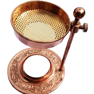 Oil Incense Burner classic Brass Fragrance Oil Diffuser Incense Metal Burner Charcoal Burner With Adjustable Bowl